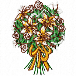 Flowers And Tree Embroidery Design 11 Flowers And Tree Embroidery Design 11